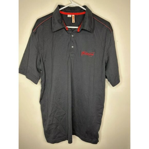Budweiser Golf Polo Cutter & Buck CBUK Alta Mens Shirt XL - Picture 1 of 8